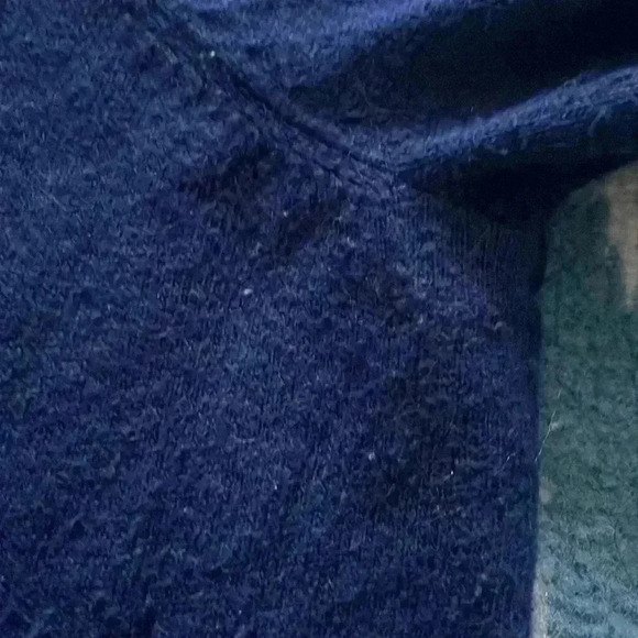 Madewell Deerhead lightweight navy sweater, large - Picture 5 of 5